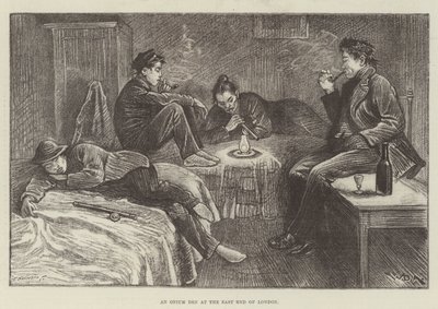 An Opium Den at the East End of London by William Douglas Almond